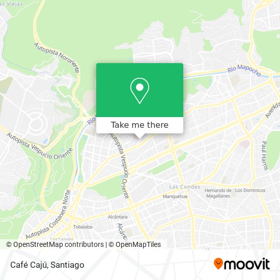 Café Cajú map