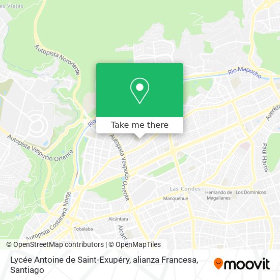 Lycée Antoine de Saint-Exupéry, alianza Francesa map