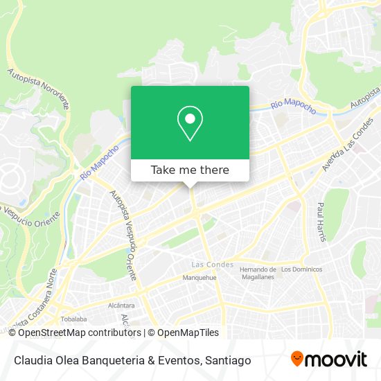 Claudia Olea Banqueteria & Eventos map