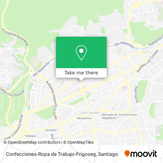 Confecciones-Ropa de Trabajo-Frigoseg map