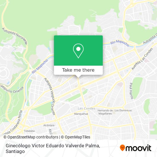 Mapa de Ginecólogo Victor Eduardo Valverde Palma