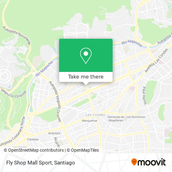 Fly Shop Mall Sport map