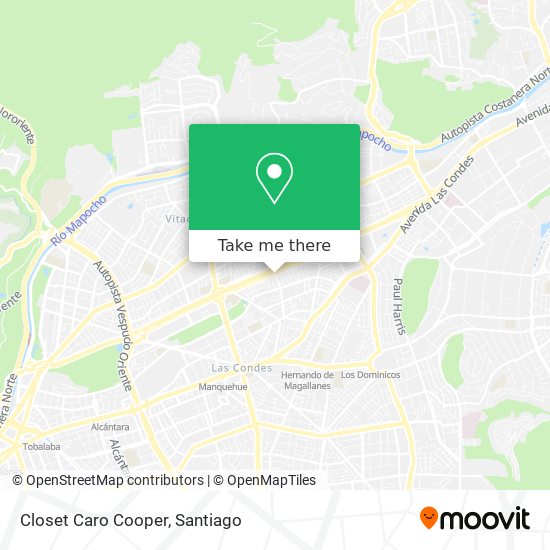 Mapa de Closet Caro Cooper