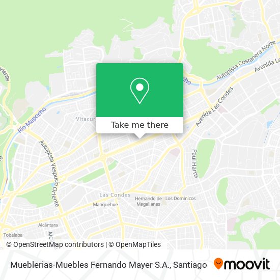 Mapa de Mueblerias-Muebles Fernando Mayer S.A.