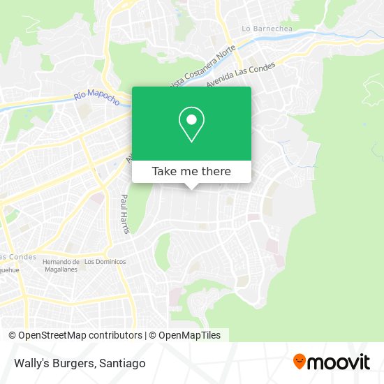 Wally's Burgers map