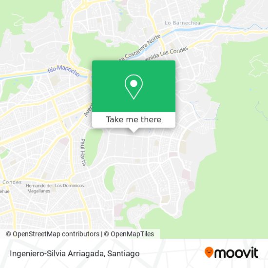 Ingeniero-Silvia Arriagada map