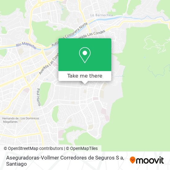 Aseguradoras-Vollmer Corredores de Seguros S a map