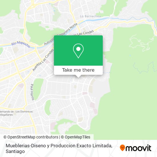 Mueblerias-Diseno y Produccion Exacto Limitada map