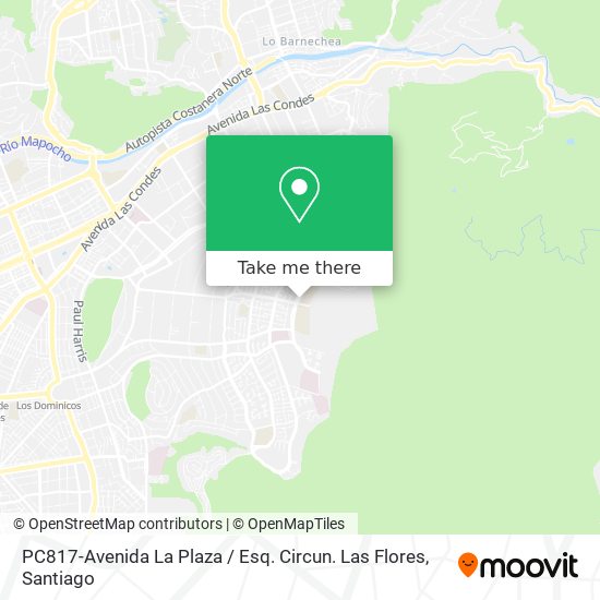 PC817-Avenida La Plaza / Esq. Circun. Las Flores map