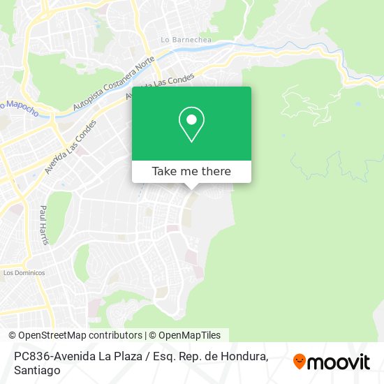PC836-Avenida La Plaza / Esq. Rep. de Hondura map