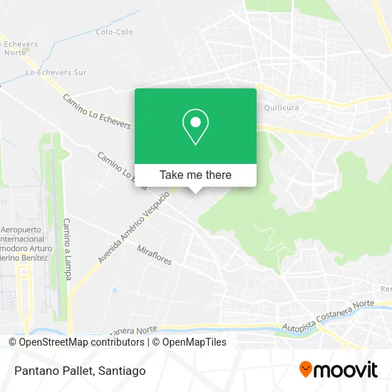 Pantano Pallet map