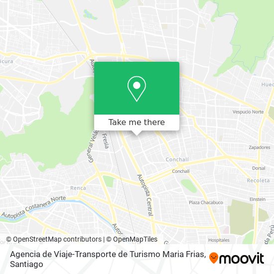 Agencia de Viaje-Transporte de Turismo Maria Frias map