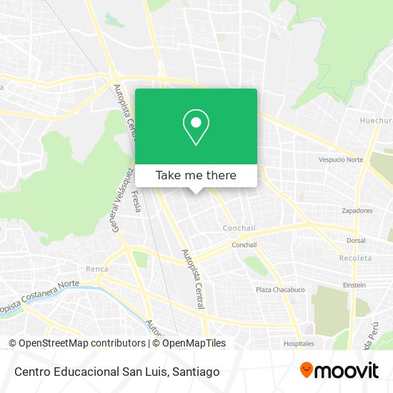 Mapa de Centro Educacional San Luis