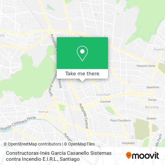 Constructoras-Inés García Casanello Sistemas contra Incendio E.I.R.L. map