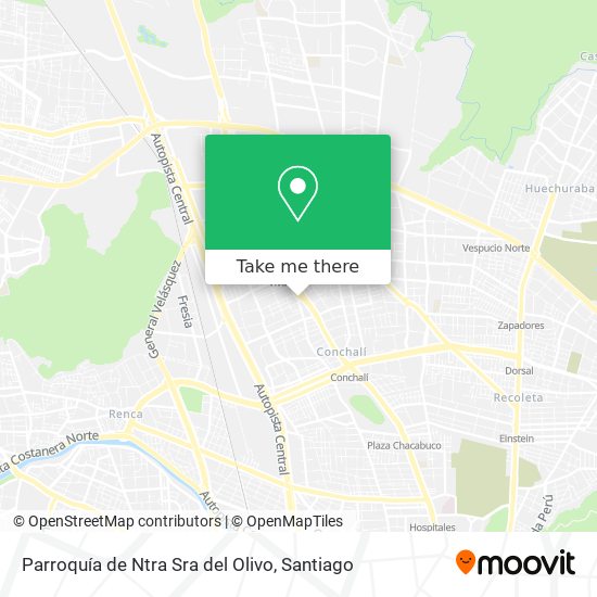 Parroquía de Ntra Sra del Olivo map