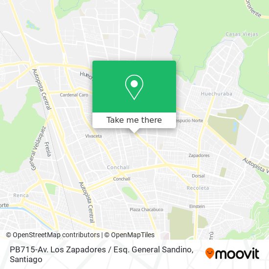 PB715-Av. Los Zapadores / Esq. General Sandino map