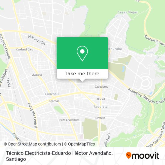 Técnico Electricista-Eduardo Héctor Avendaño map