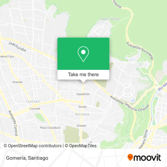 Gomería map