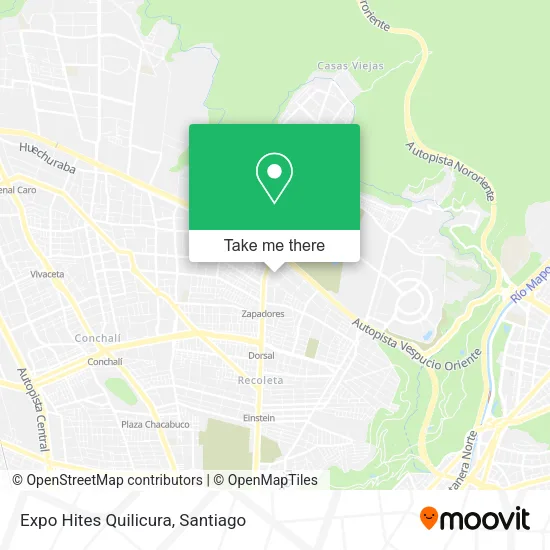 Expo Hites Quilicura map