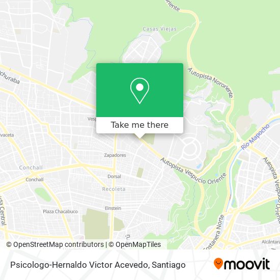 Psicologo-Hernaldo Victor Acevedo map