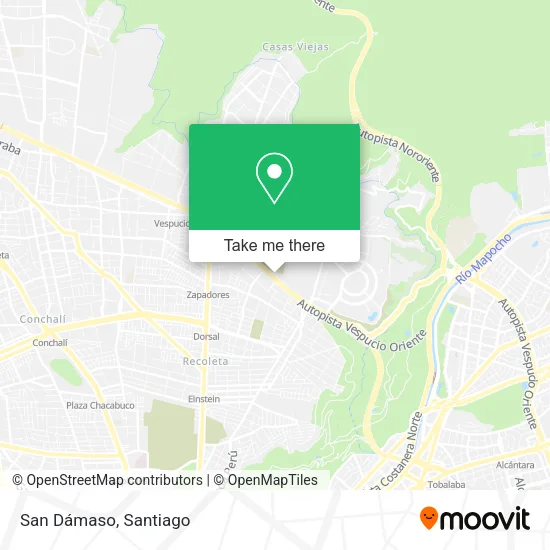 San Dámaso map