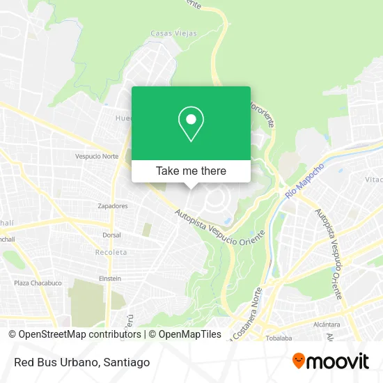 Red Bus Urbano map