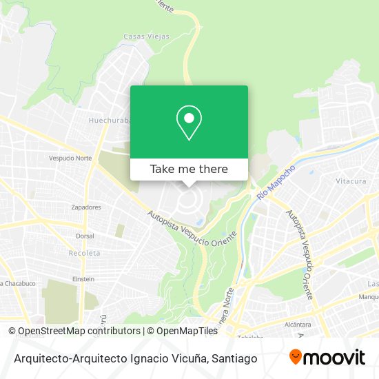 Mapa de Arquitecto-Arquitecto Ignacio Vicuña