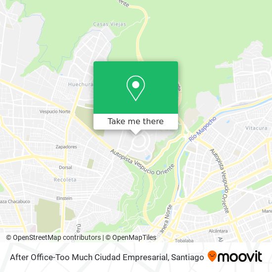 After Office-Too Much Ciudad Empresarial map