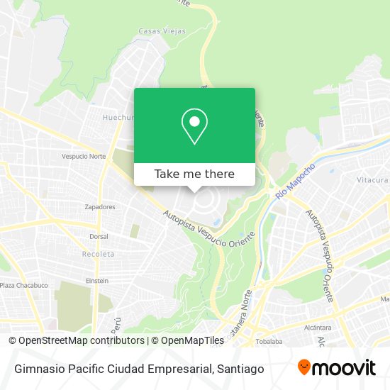 Gimnasio Pacific Ciudad Empresarial map