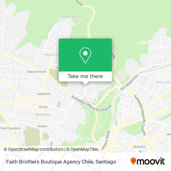 Mapa de Faith Brothers Boutique Agency Chile