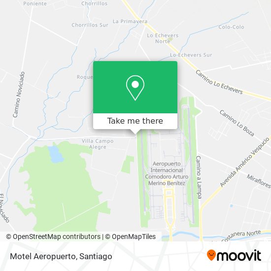 Motel Aeropuerto map