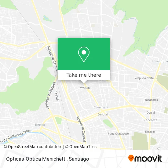 Ópticas-Optica Menichetti map