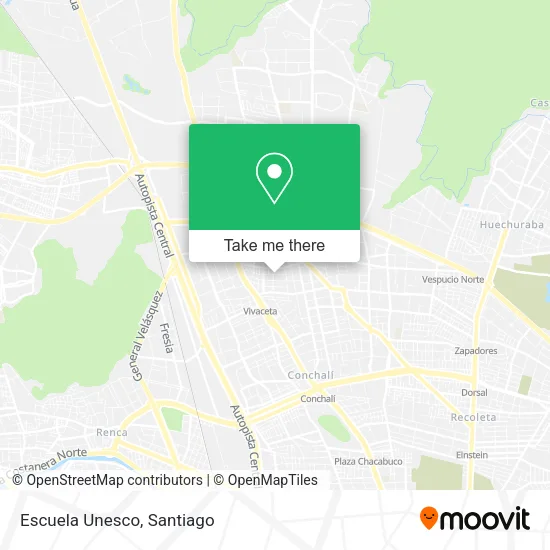 Escuela Unesco map
