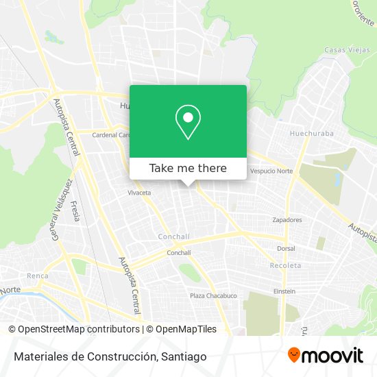 Mapa de Materiales de Construcción