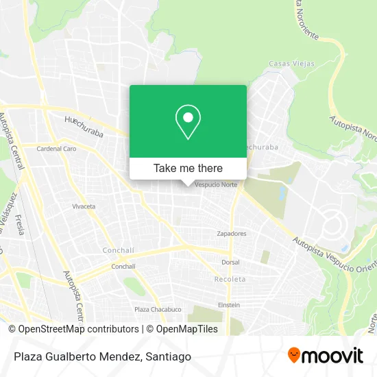 Plaza Gualberto Mendez map