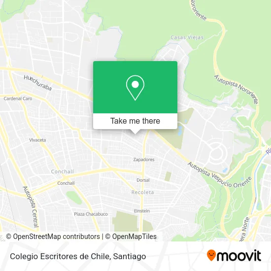 Colegio Escritores de Chile map
