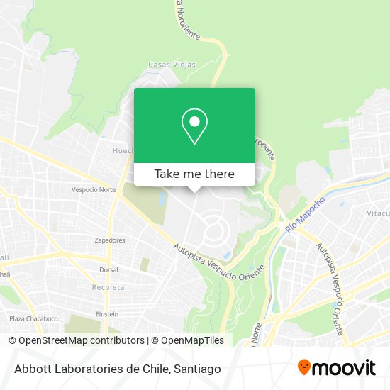 Mapa de Abbott Laboratories de Chile