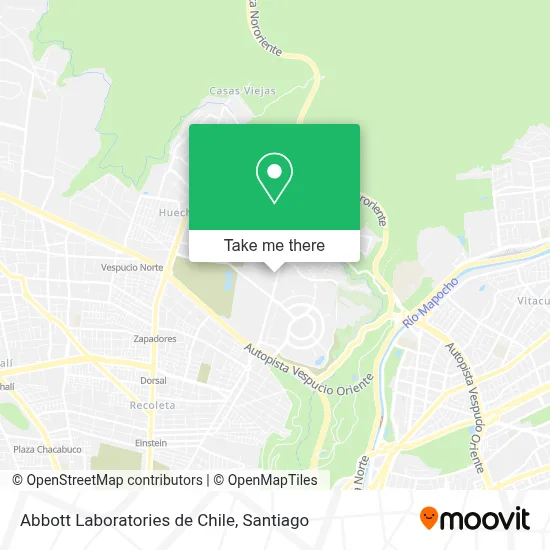 Abbott Laboratories de Chile map