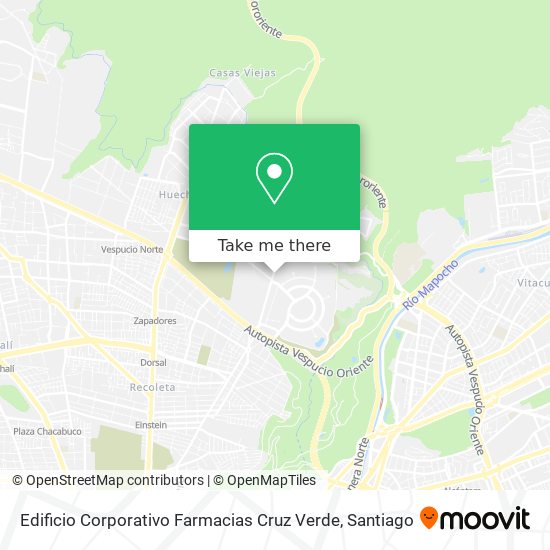 Mapa de Edificio Corporativo Farmacias Cruz Verde