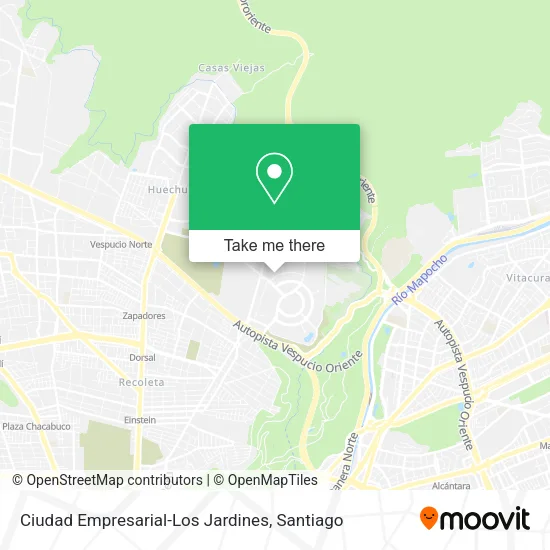 Ciudad Empresarial-Los Jardines map