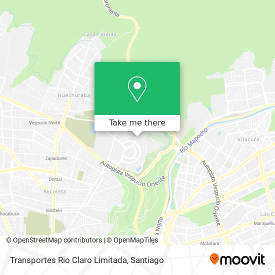 Transportes Rio Claro Limitada map