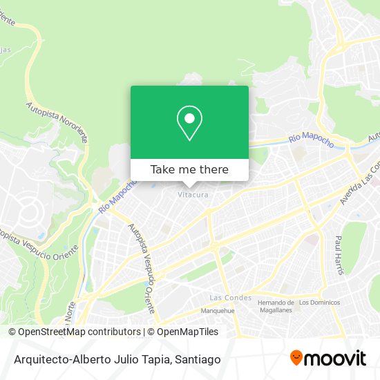 Mapa de Arquitecto-Alberto Julio Tapia