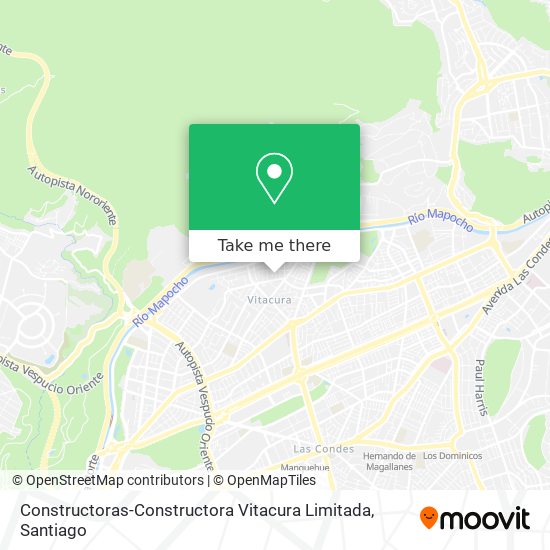 Constructoras-Constructora Vitacura Limitada map