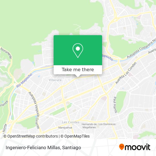 Ingeniero-Feliciano Millas map