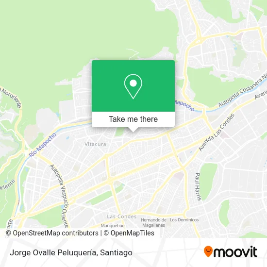 Jorge Ovalle Peluquería map