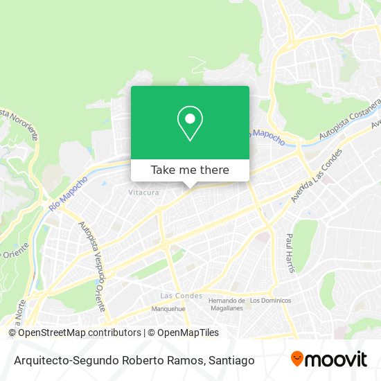 Arquitecto-Segundo Roberto Ramos map