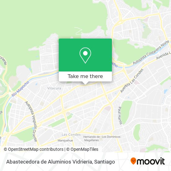 Abastecedora de Aluminios Vidriería map