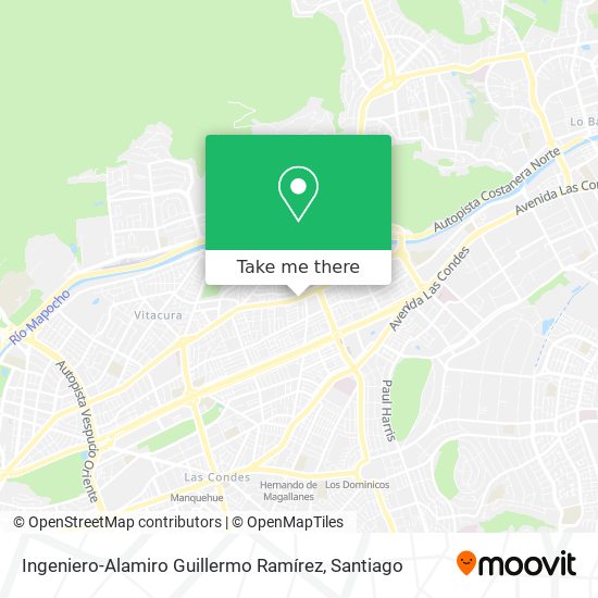 Ingeniero-Alamiro Guillermo Ramírez map