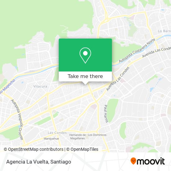 Agencia La Vuelta map