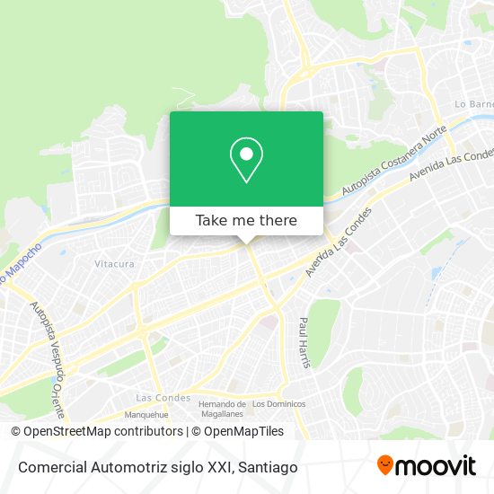 Comercial Automotriz siglo XXI map